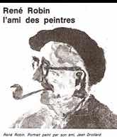 René Robin, l'ami des peintres (portrait de Jean Droillard)